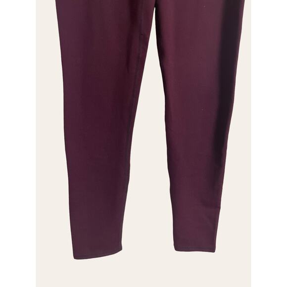 Fabletics Burgandy Powerhold Leggings Size M - Picture 8 of 15
